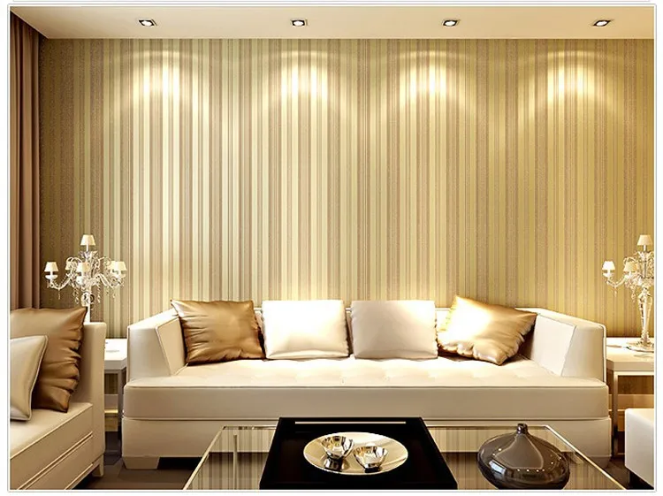 Vertical Stripe Pattern Non Woven Wall Paper Decor Living Room ... Vertical Stripe Pattern Non Woven Wall Paper Decor Living Room ...