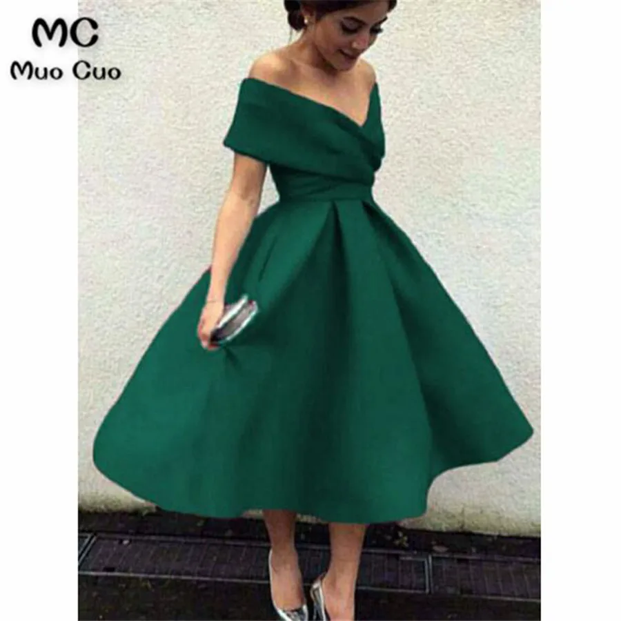 off shoulder party wear dresses