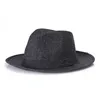 Casquette JazzChic en laine noire | Chapeau Fedora pour femmes, casquette à large bord, casquette Vintage Panama soleil haut-de forme ► Photo 3/5