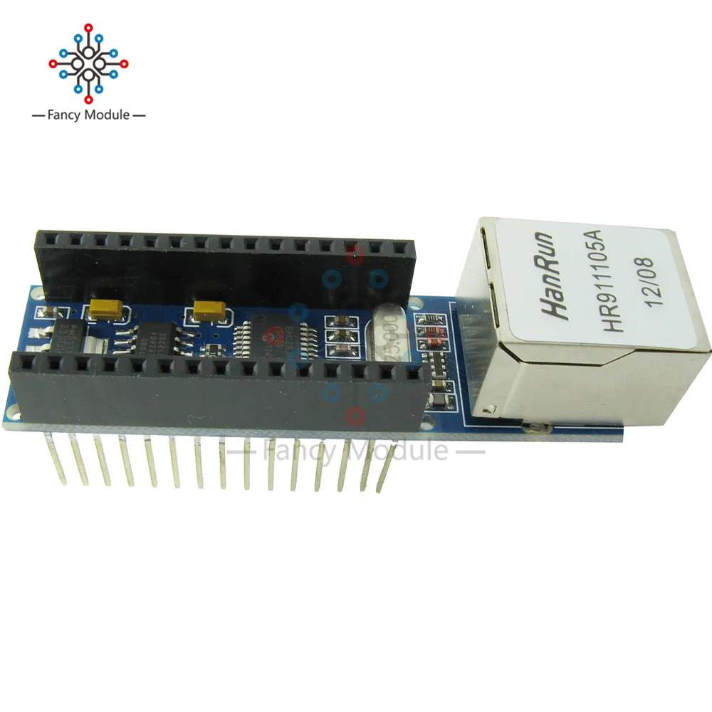 Buy Nano V3 Ethernet Shield ENC28J60 Microchip HR911105A Ethernet Webserver Board Module for Arduino Nano 3.0