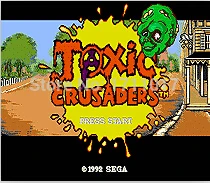 Toxic Crusaders 16 bit MD игровая карта для sega Mega Drive для Genesis