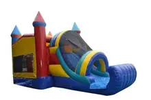 2017 inflatable bouncer with slide combo/inflatable combo for kids outdoor playground