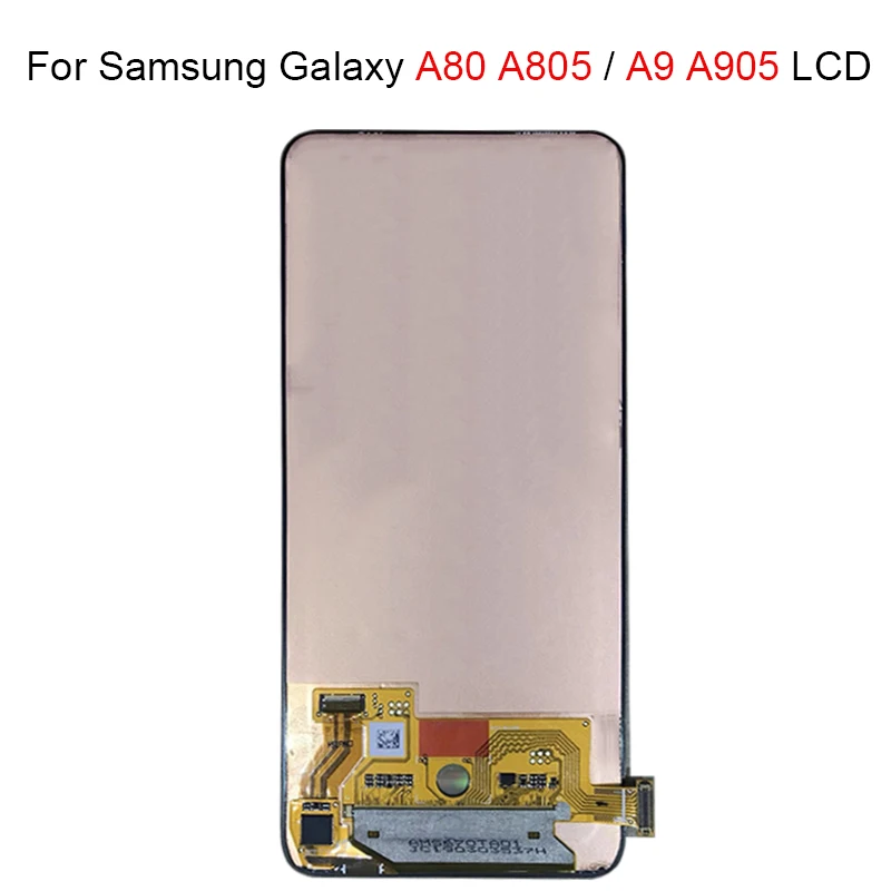 

SUPER AMOLED LCD for SAMSUNG Galaxy A80 A805 Display Touch Screen Digitizer Assembly A80 2019 A905F LCD For SAMSUNG A90