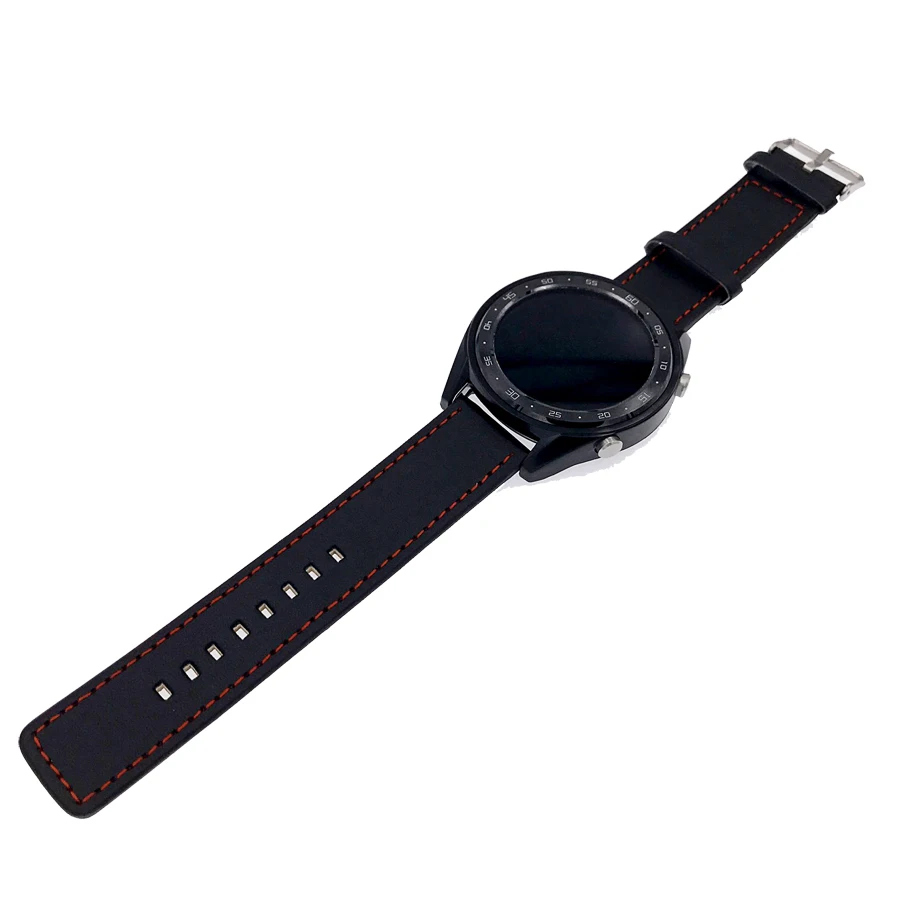Ремешок для часов Huawei Watch GT кожаный браслет Amazfit Pace/Stratos сменный ремешок Samsung Galaxy 46