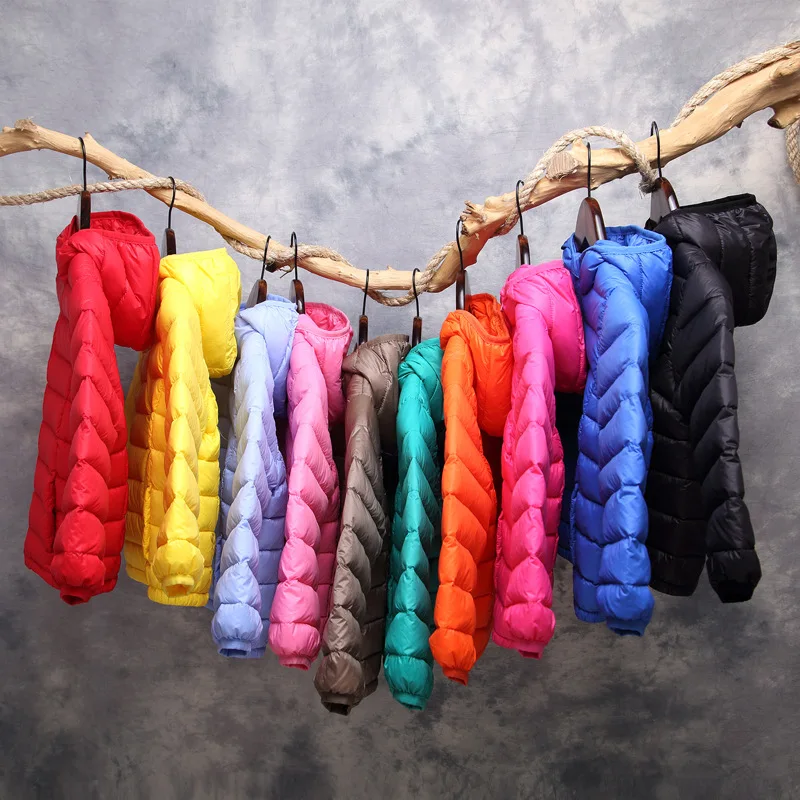 Goede Super Zachte Winter Jas Voor Meisjes Jongens Kleding 12 Kleuren Jassen Winter Jongens Paraplu Jas Licht Down Kinderen Kleding