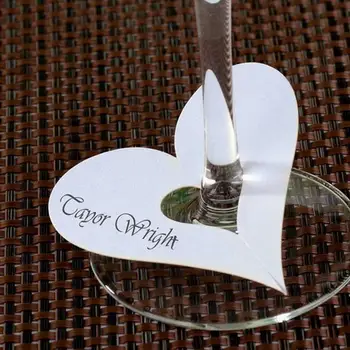 

Wedding Laser Cut Place Cards Wine Glass Card Wedding Decoration Wedding Favors And Gifts Accessories White 50PCS