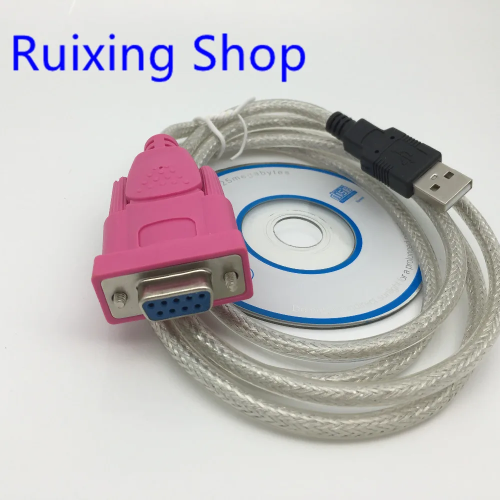 

USB to RS232 Female Cable USB to serial port holes 9 holes USB to DB9 female For computer Win8 win10 XP