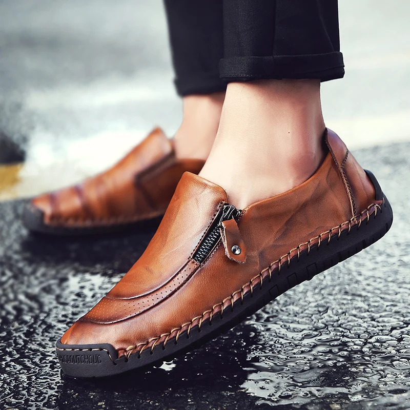 

Shoes Fashion Spring Autumn Casual Men Loafers Slip-On Men's Driving Shoes Men's Daily Light Sets Foot Male Shoes 38-48