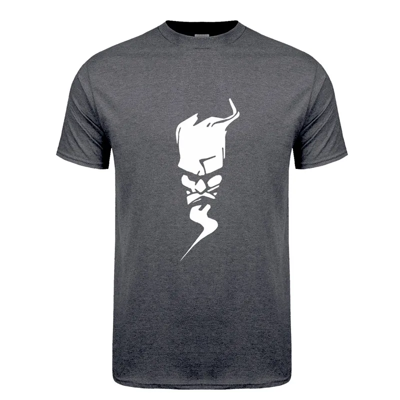 Волшебник Thunderdome футболка футболки мужские новые летние модные с коротким рукавом Хлопок o-образным вырезом Футболка DS-030 - Цвет: dark heather