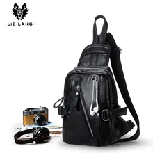 LILANG, мужские кожаные черные сумки через плечо, через плечо, с USB, нагрудная сумка, противоугонная, мужская, водонепроницаемая, для путешествий, для мальчиков, сумки для подростков