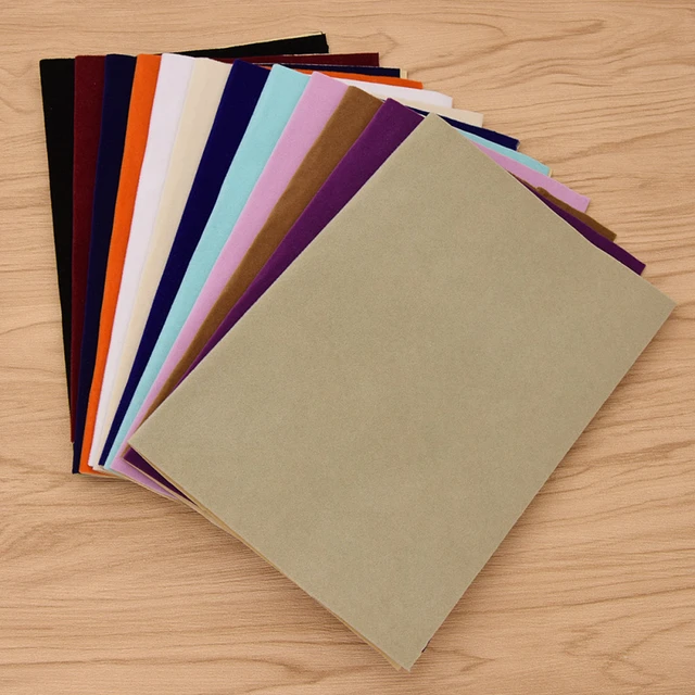 10 Sheets Blank Kraft Paper Self-adhesive Felt Sheets Multi-purpose for and  Craft Making (Black) - AliExpress