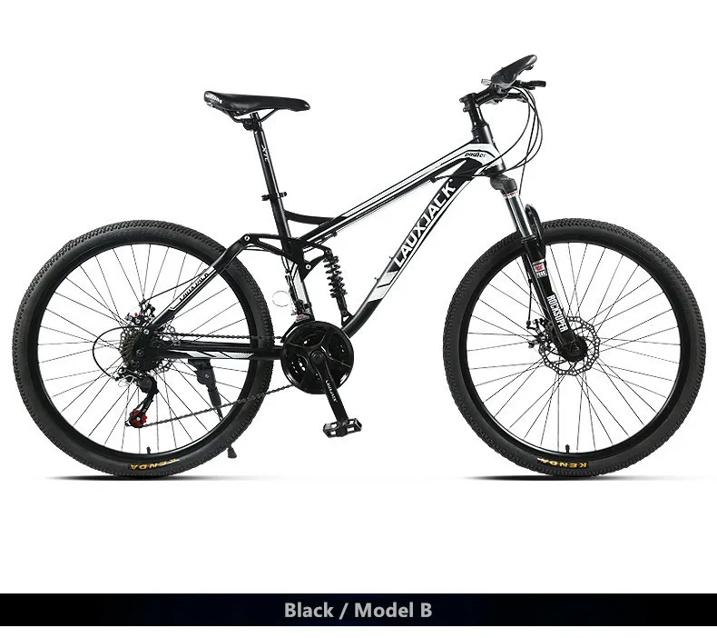 Cheap New Brand Mountain Bicycle Carbon Steel Soft Tail Frame Dual Disc Brake 27 Speed Suspension Front Fork Bike Downhill Bicicleta 10