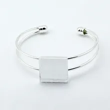 Beadsnice ювелирные браслеты фурнитура база манжеты никель не содержит свинец бесплатно 20 мм гнездовая оправа для изготовления ювелирных изделий ID26163