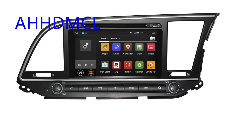 Flash Deal Car Multimedia Player Stereo Radio DVD Android 9.0 OS GPS Navigation For Hyundai Elantra Avante MD 2016 2017 Right Hand Drive 3