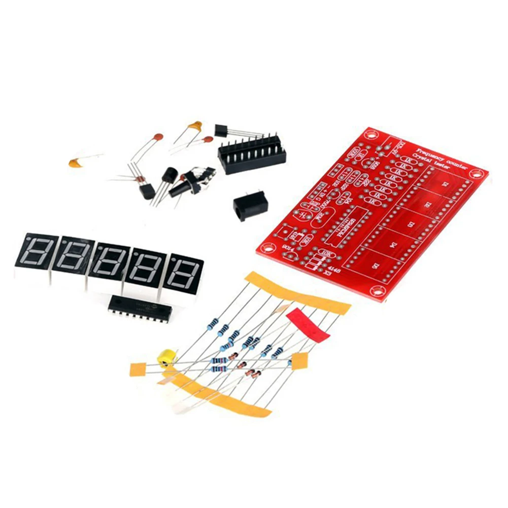 1Hz-50 МГц DIY Наборы RF кварцевый генератор счетчик частоты метр цифровой светодиодный метр тестер