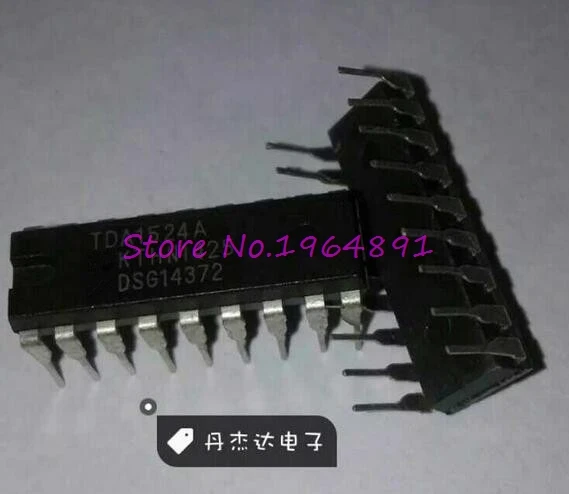 

10pcs/lot TDA1524A TDA1524 DIP18 Stereo-tone/volume control circuit In Stock