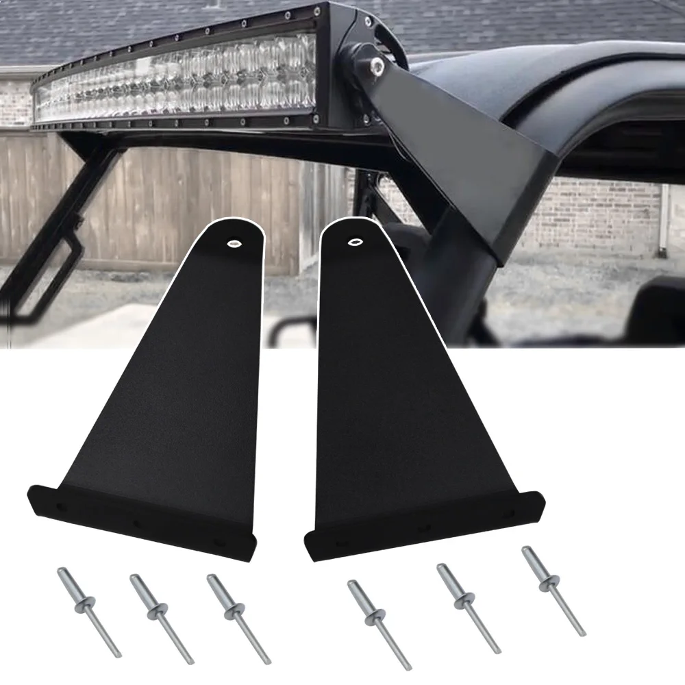 

Upper Windshield Pro-fit Cage Brackets for 50 inch led light bar Fits Polaris Ranger XP 900 1000 and 570 full-size