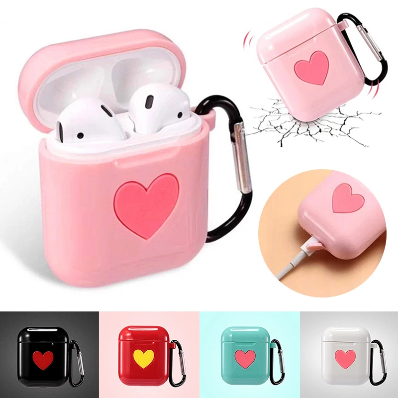 6D силиконовая зарядка полный защитный чехол для Apple AirPods Мягкий ТПУ анти