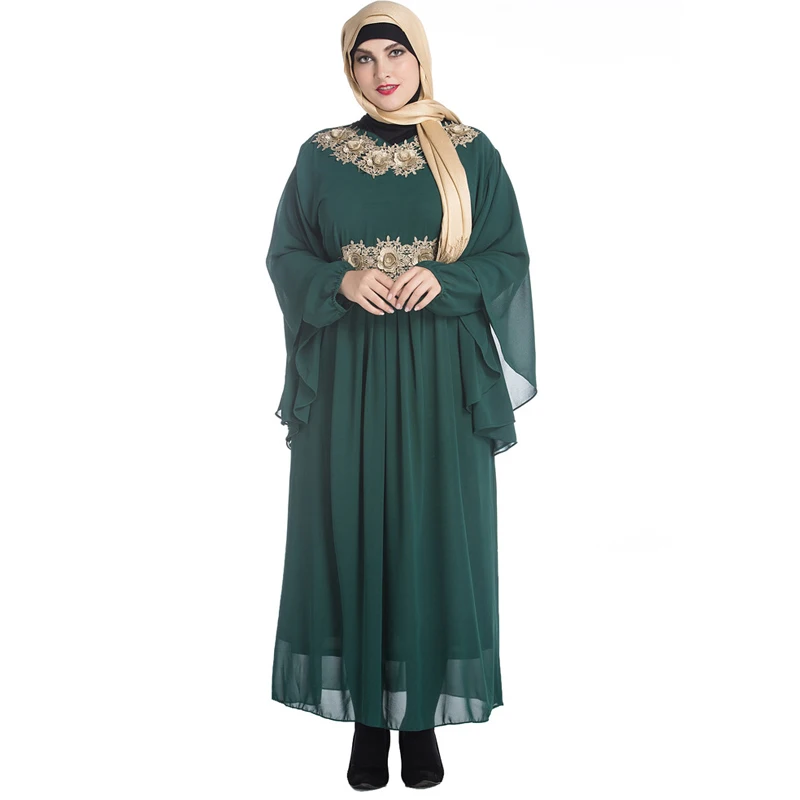 Абая для женщин кафтан Абаи Саудовская Аравия шифон мусульманский хиджаб платье джилбаба халат Дубайский кафтан турецкая исламская Костюмы