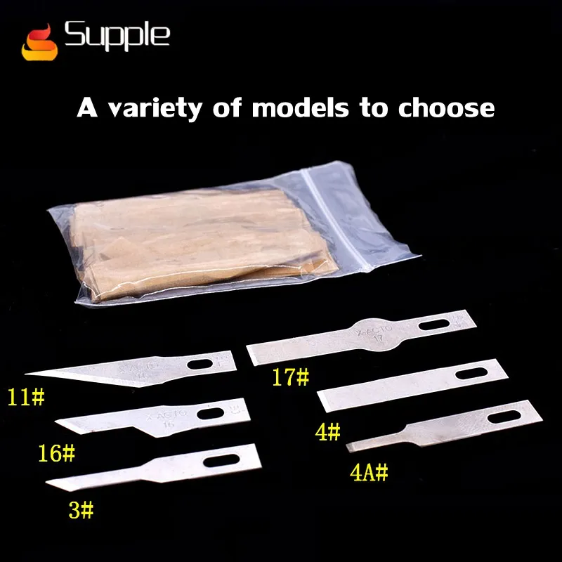 

Supple 20PCS Mobile Phone Repair Knife Cutting Knife Mobile Phone paste membrane Knife Repair Tool for iPhone IC Chip Thin Blade