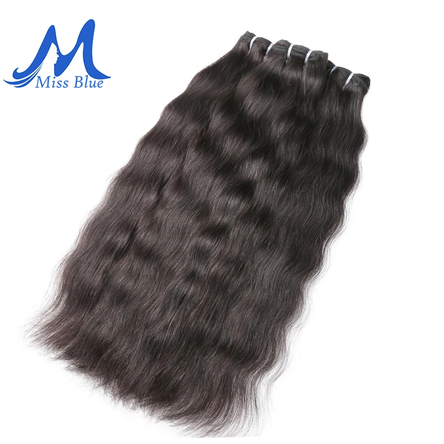 Missblue Raw Indian Virgin Hair Bundles Grade 10a Indian Natural