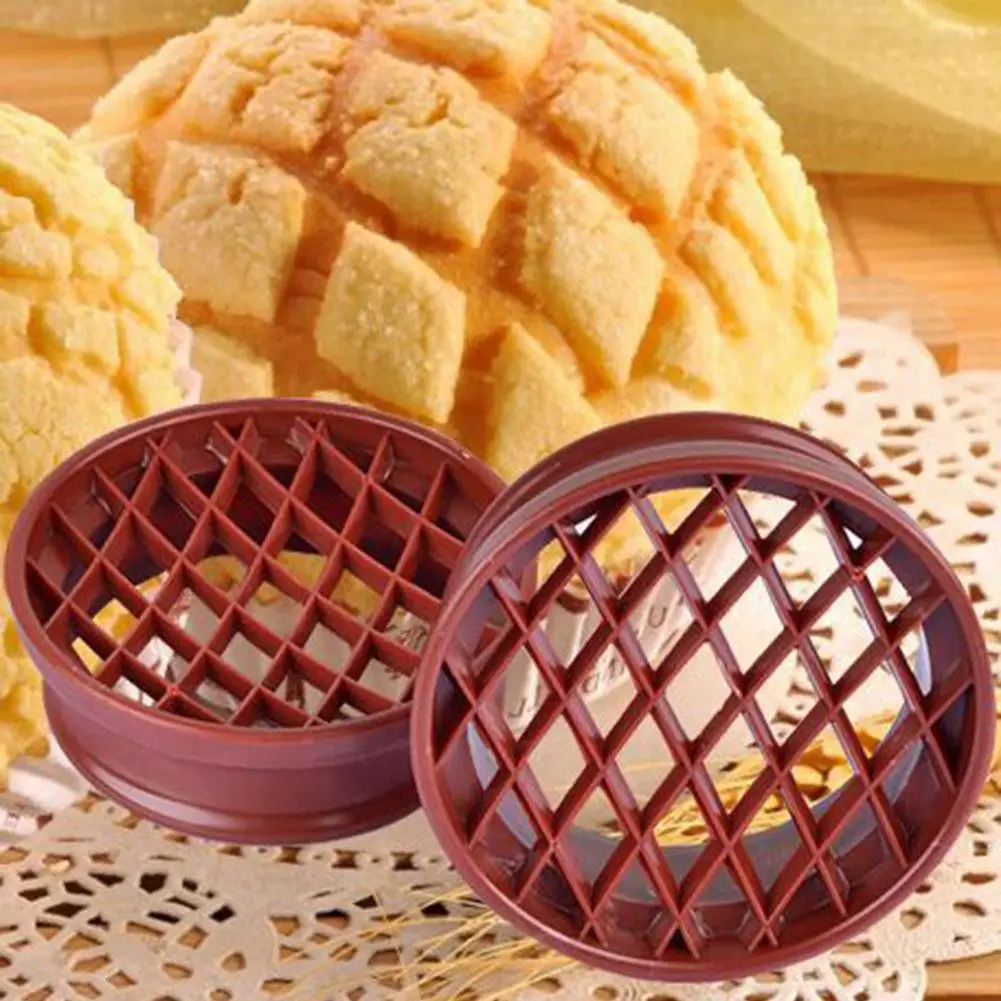 Решетки Пресс булочка-Ананас Форма для хлеба форма-резак для торта Формы для выпечки Кухня для выпечки