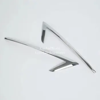 

Rear Fog Light Eyebrow Tail FogLight Lights Lamp Trims For Mazda CX-5 CX5 2017 2018 ABS Chrome Stickers Car Styling Accessories