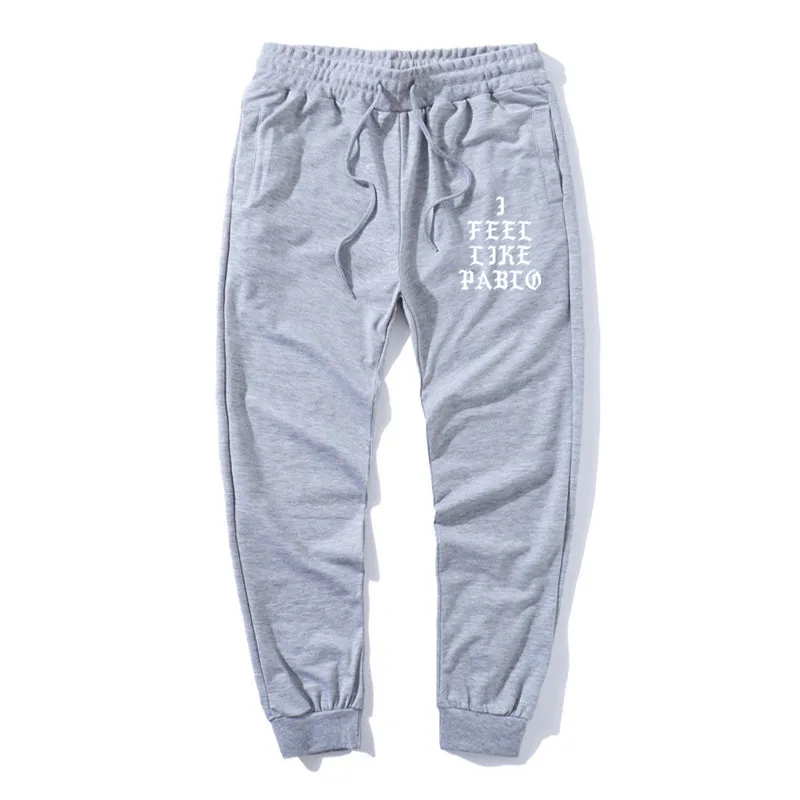 Kanye West Pablo Print Trousers Men Pants Hip Hop Social Club Rapper Jogger Pants Men's Pants Casual Slim Fit Sweatpants