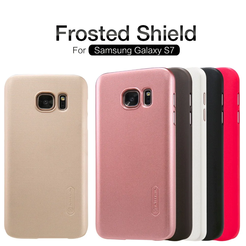 

For Samsung Galaxy S7 Case Nillkin Frosted PC Hard Back Cover Case for Galaxy S7 with gift