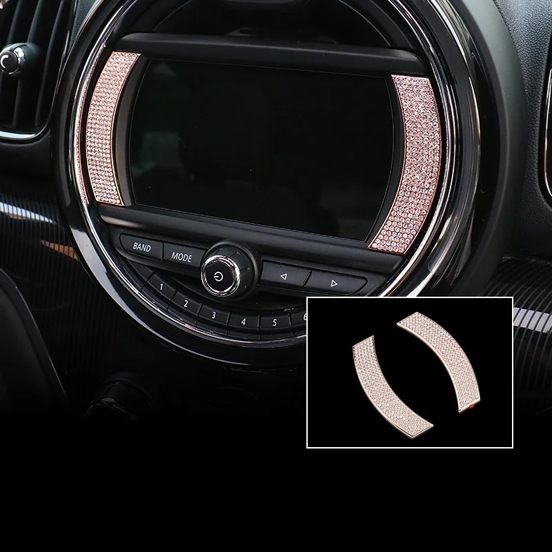 

Automobile Modified Chromium Automovil Auto Interior Dashing Sticker Strip Decoration Covers Mouldings Car 18 19 FOR MINI F60