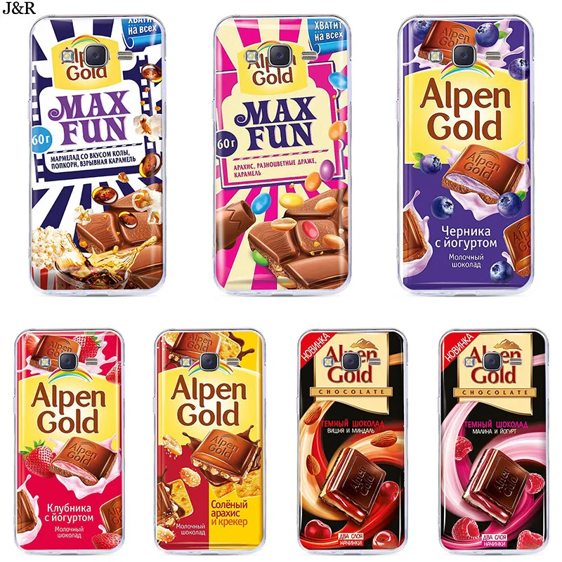 

J&R Case Silicone For Samsung Galaxy Grand Prime Case G530 Chocolate Russian Cover For Samsung G531 G531H G531F