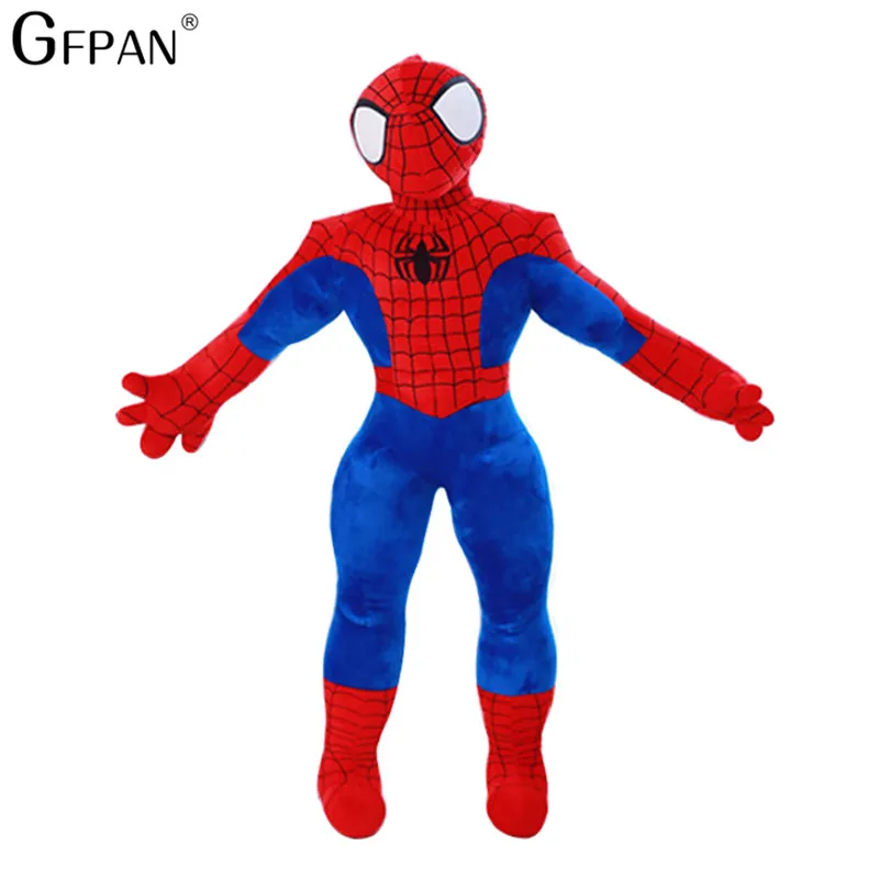 GFPAN 1 шт. 25 см Мстители игрушки плюшевые и мягкие Человек-паук и Бэтмен и Супермен Высокое качество Рождественский подарок для для мальчиков и девочек