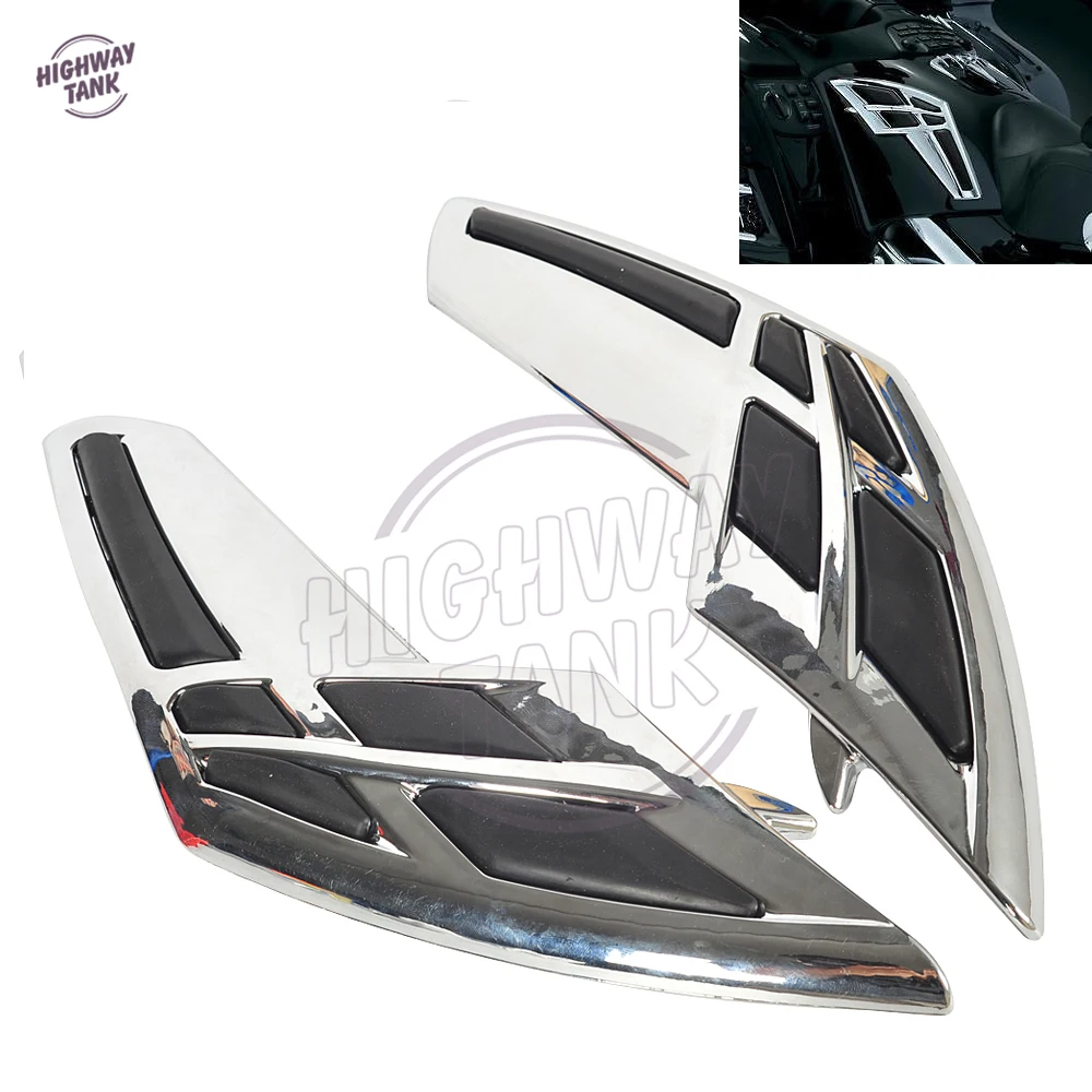 

ABS Plastic Chrome Motorcycle Fairing Tank Trim Case for Honda Goldwing GL1800 2001-2011