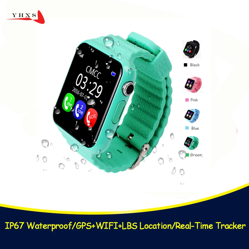 

1.54' Screen Waterproof Smart Kids GPS Safe Anti-Lost Monitor Camera Watches Facebook Whatsapp SOS Call Location Device Tracker