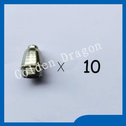 

Free shipping AG-60 SG-55 Plasma Cutter Cutting Torch Consumable Plasma Nozzles TIP 1.2mm, 40Amp,10PK