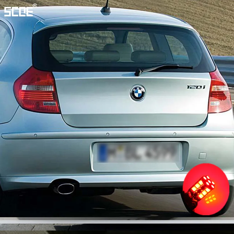 

For Bmw 1 (E87) 1 (F20) 1 (E88)Convertible 3 (E46) SCOE 2015 2X 30SMD LED Brake Stop Light Rear Parking Light Source Car Styling