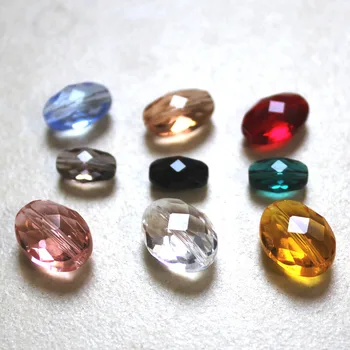 

Multi Colors DIY Glass Beads for Bracelets Necklaces Earrings 9x6mm 11x8mm 13x10mm Oval Beads DIY jewelry making Beads 100pcs