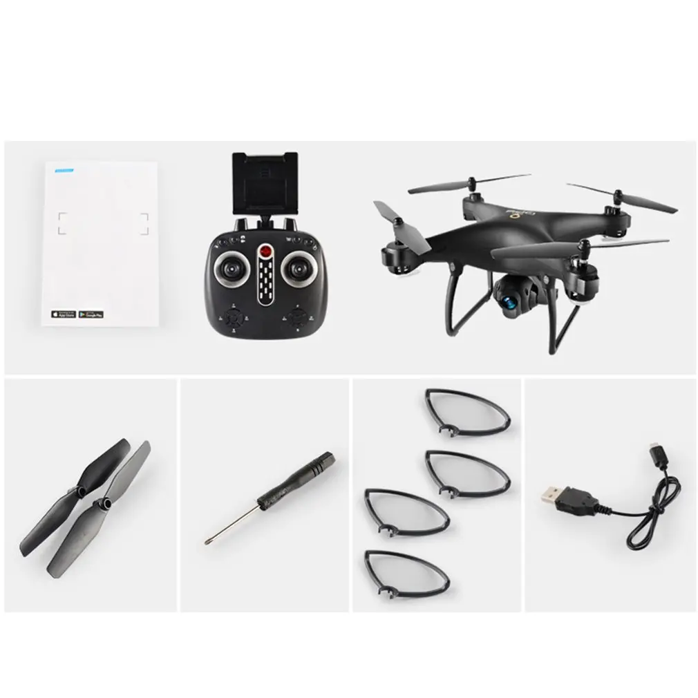 

Foldable RC Drone GPS Positioning Quadcopter with 720P Wifi FPV Adjustable Camera Follow Me One Key Return Selfie