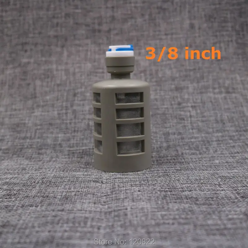

3/8" OD Hose Quick Connection Fitting Self-Sucking Pump Suction Filter RO Water Reverse Osmosis Aquarium System 1pcs/lot