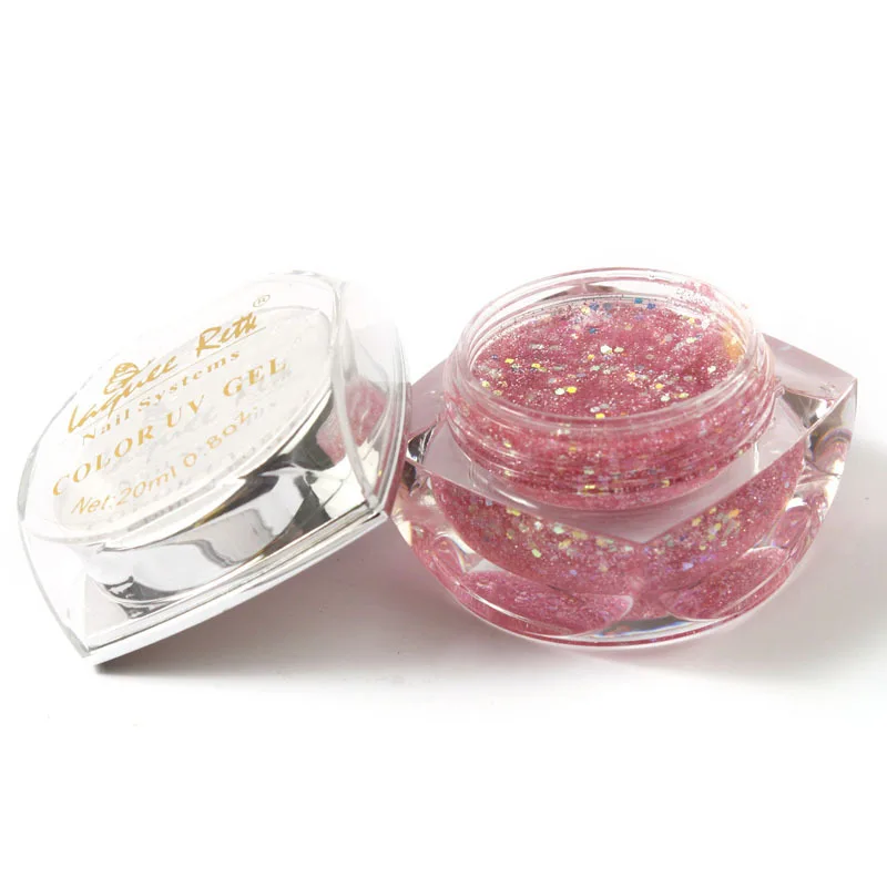 

Hot Sale 120 Colors Decorations Sequins Glitter Shiny Acrylic UV Gel Nail Art 20ML