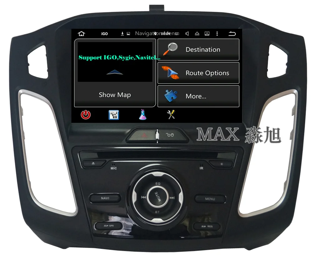 Flash Deal MAX Android 8.1 IPS Screen GPS Navigation System Car DVD Player for Ford Focus 2012 2013 2014 2015 Car Radio RDS Stereo Free Map 6
