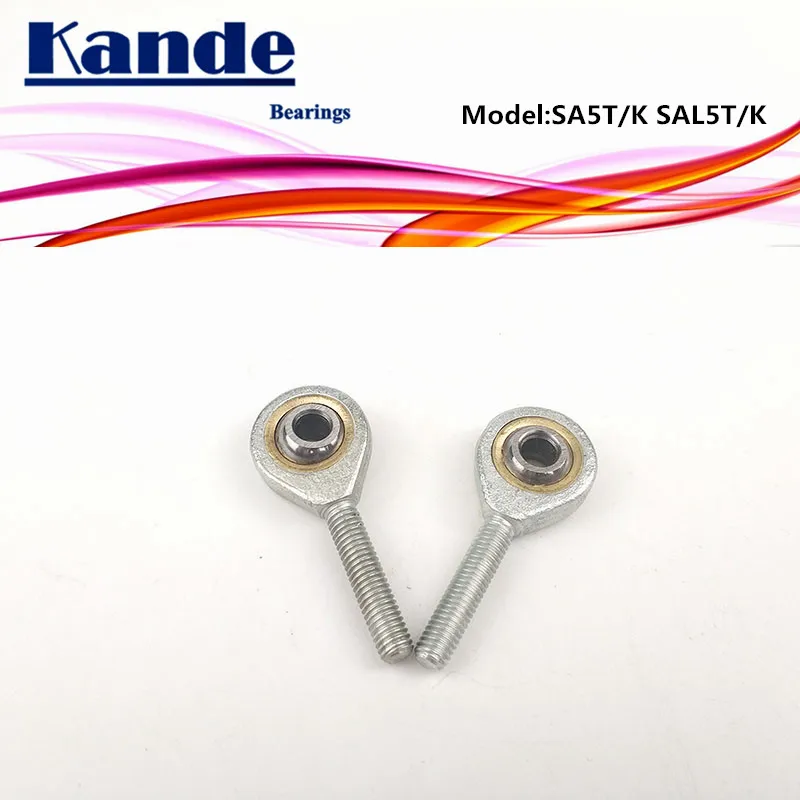 Kande подшипники POSA5 POSAL5 SA5T/K SA5 SAL5T/K SA5T SAL5T 2 шт. торцевой подшипник стержня M5 * 0 8 SAL5