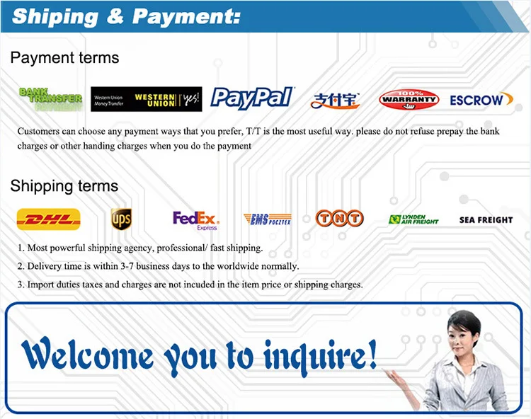DC 12V lcd with touch pannel and control board via simple command