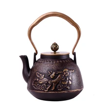 Японский Железный Глиняный Чайник для чая Домашний набор чай Япония Южная свинья старый железный 1,0 Л
