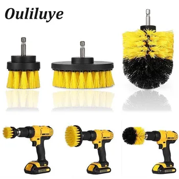 

Power Spin Scrubber Brush Set for Bathroom 3PCS/Set Cleaning Cordless Drill Attachment Kit Power Scrub Brush Cleaning Accessory