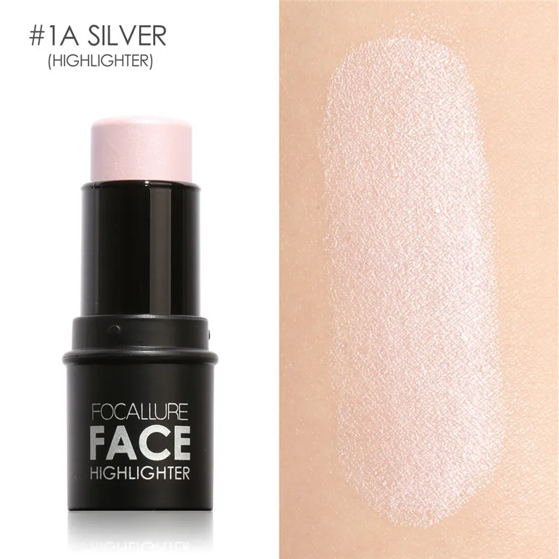 

Focallure Highlighter and Bronzer Shimmer Stick 4 Colors Face Contouring Waterproof Eye Makeup Concealer Iluminador Maquillaje