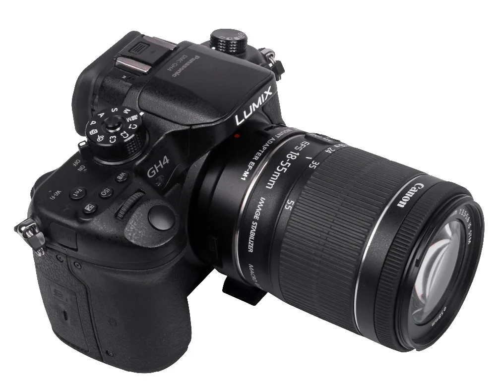 Ef-M1 Messa A Fuoco Automatica Exif Lens Adapter Per Canon Ef Ef-S Lens Per M4/3 Camera