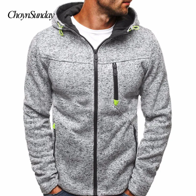 Бренд ChoynSunday мужские толстовки на молнии с капюшоном Dos Homens de Inverno Com Capuz Masculino Moletom