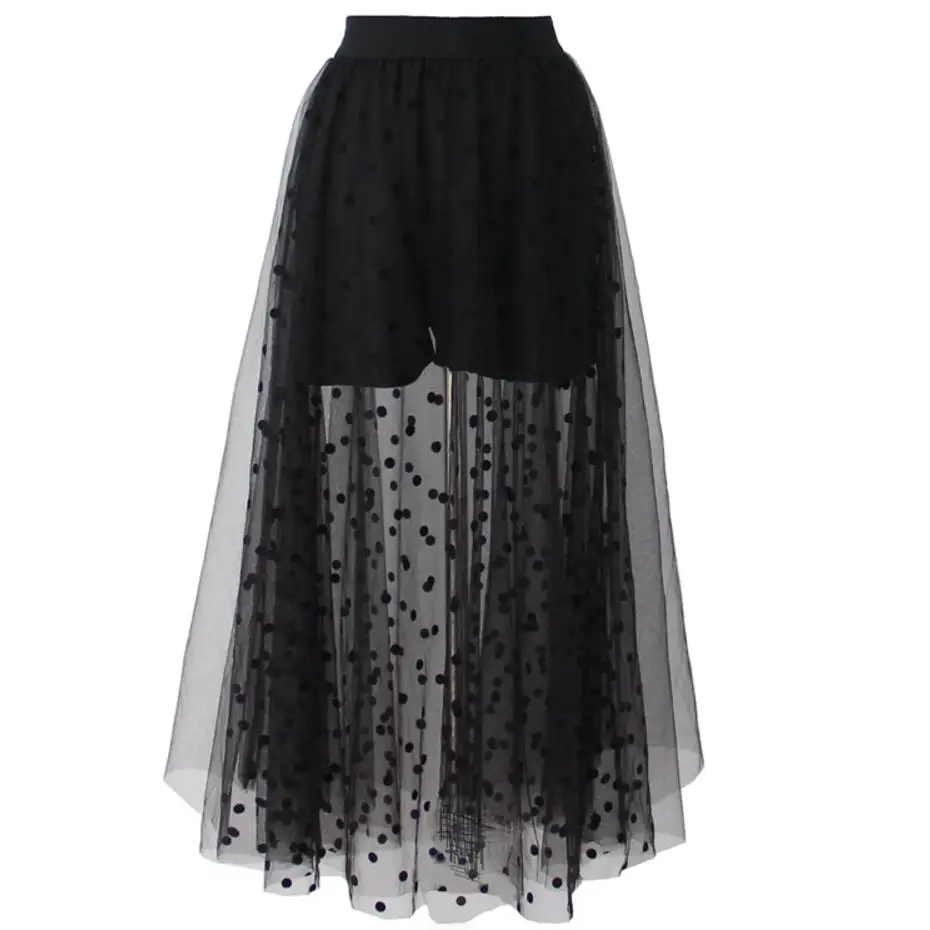 tulle skirt polka dot