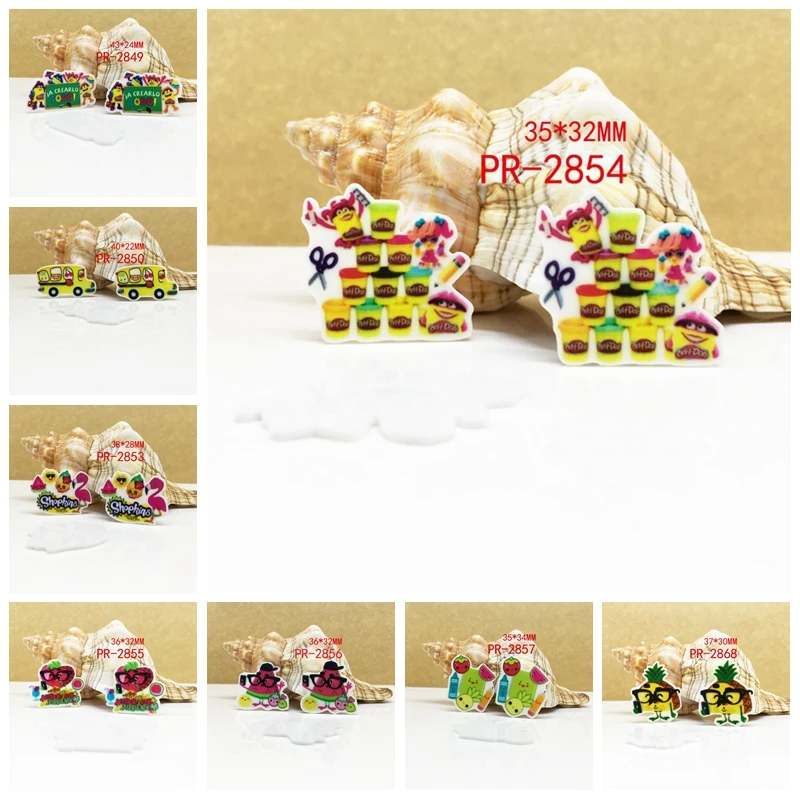 

Free shipping 30pcs pineapple character planar resin pr 2854